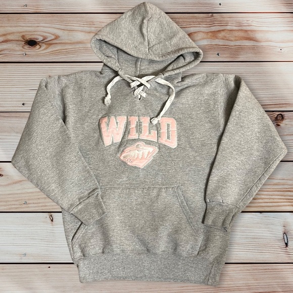 EagleUSA Tops - MN Minnesota Wild NHL Hockey Womens Hooded Hoodie Sweatshirt Small